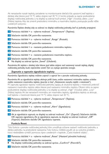 Philips Avent DECT baby monitor - User manual - BUL