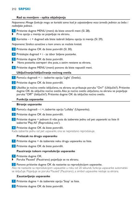 Philips Avent DECT baby monitor - User manual - BUL