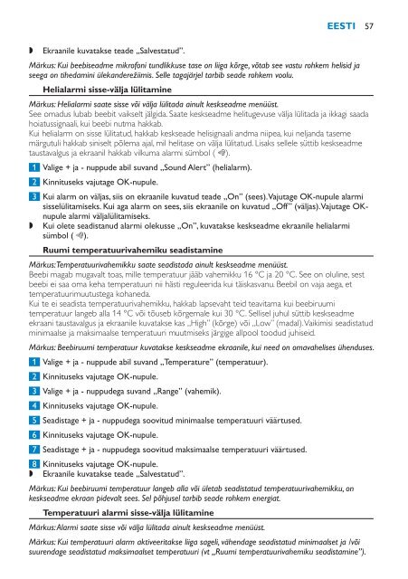 Philips Avent DECT baby monitor - User manual - BUL