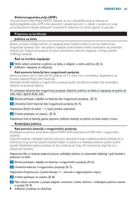 Philips Avent DECT baby monitor - User manual - BUL