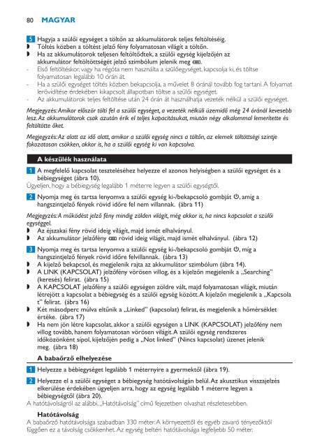 Philips Avent DECT baby monitor - User manual - BUL