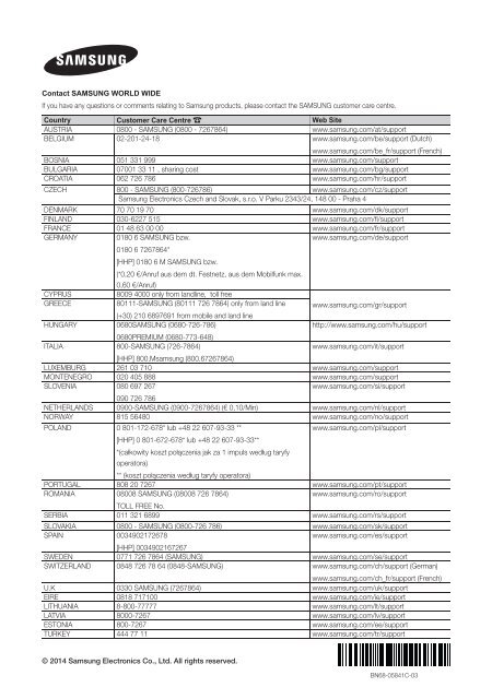 Samsung TV LED 48&rsquo;&rsquo;, Incurv&eacute;, Full HD, Smart TV, 3D, 1000Hz CMR - UE48H8000 (UE48H8000SLXZF ) - Guide rapide 14.45 MB, pdf, Anglais, N&Eacute;ERLANDAIS, Fran&ccedil;ais, ALLEMAND