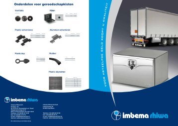 stalen en RVS gereedschapskisten - Imbema Rhiwa ...