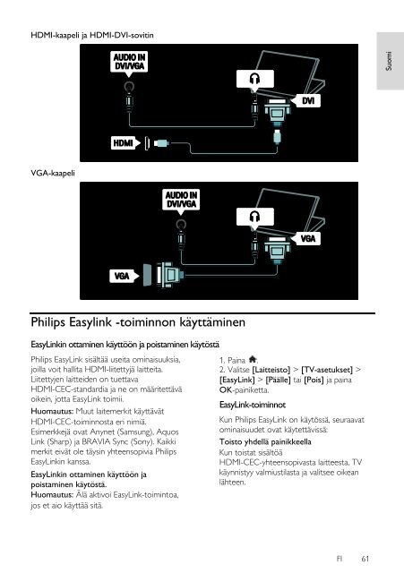 Philips LCD TV - User manual - FIN