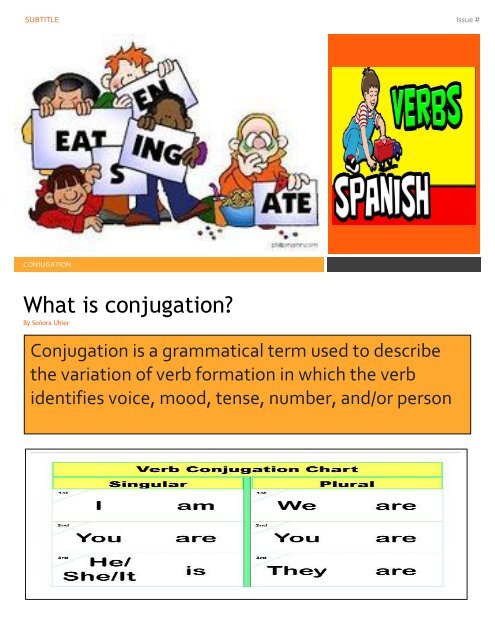 Spanish AR verb conjugation