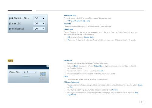 Samsung Moniteur 55'' LE55C Edge-LED usage intensif (LH55LECPLBC/EN ) - Manuel de l'utilisateur 5.92 MB, pdf, Fran&ccedil;ais