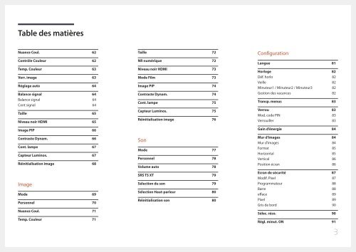 Samsung Moniteur 55'' LE55C Edge-LED usage intensif (LH55LECPLBC/EN ) - Manuel de l'utilisateur 5.92 MB, pdf, Fran&ccedil;ais