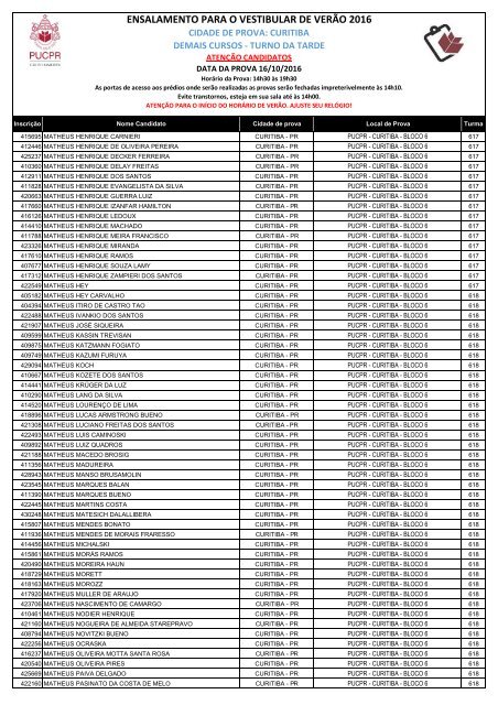 ENSALAMENTO PARA O VESTIBULAR DE VERÃO 2016