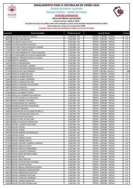 ENSALAMENTO PARA O VESTIBULAR DE VERÃO 2016