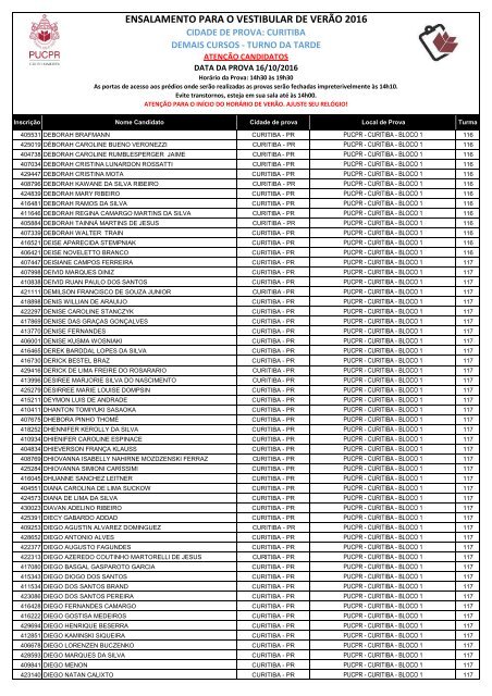 ENSALAMENTO PARA O VESTIBULAR DE VERÃO 2016