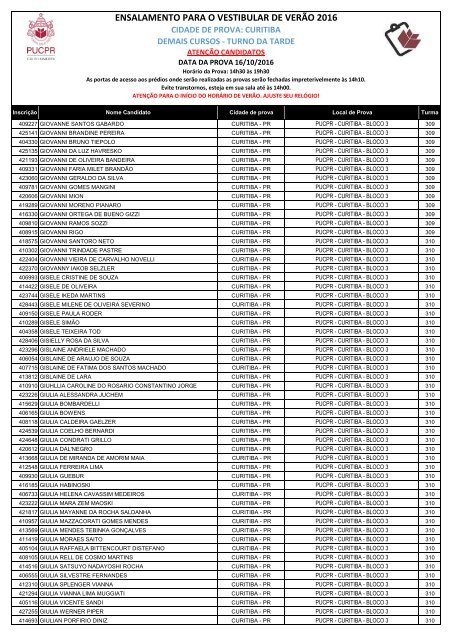 ENSALAMENTO PARA O VESTIBULAR DE VERÃO 2016