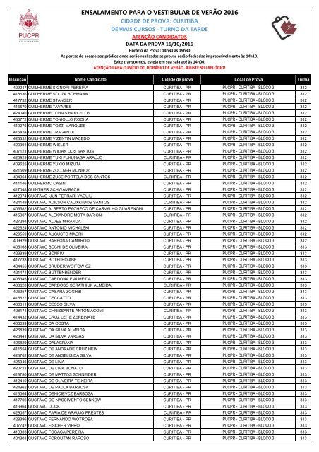 ENSALAMENTO PARA O VESTIBULAR DE VERÃO 2016