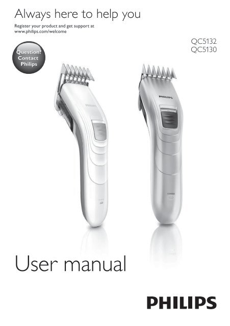 Philips Hair clipper - User manual - EST