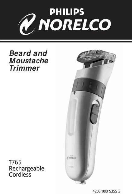 philips zoom trimmer rechargeable