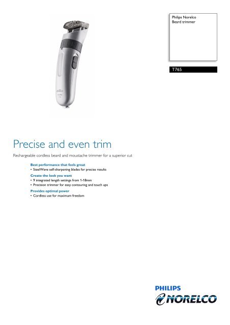 philips norelco t765