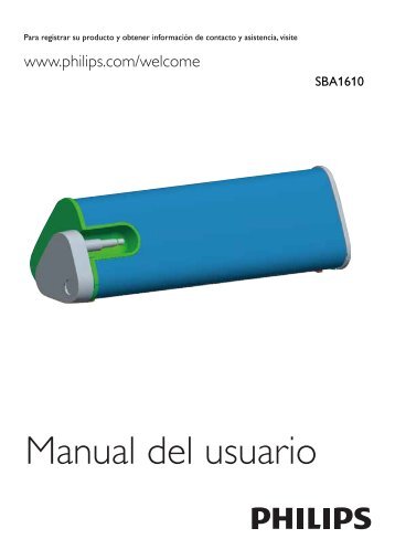 Philips Portable speaker - User manual - ESP