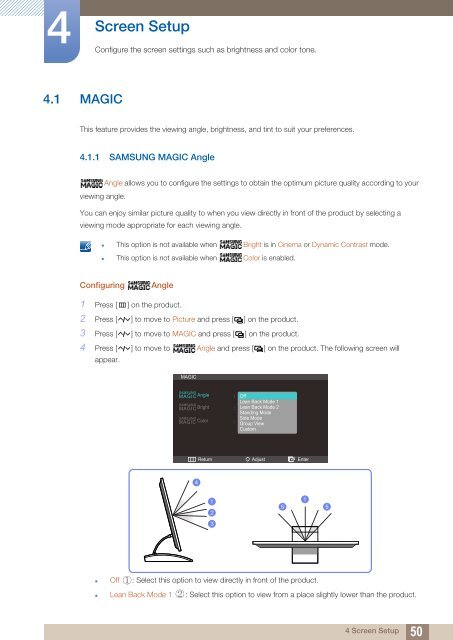 Samsung 23''S&eacute;rie7 Moniteur station d'accueil C23A750 (LC23A750XS/EN ) - Manuel de l'utilisateur 7.74 MB, pdf, Anglais