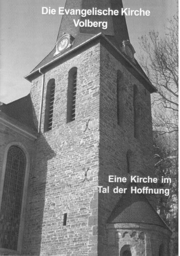 Kleiner Kirchenführer der Gemeinde Volberg - Ev. Kirche in Porz