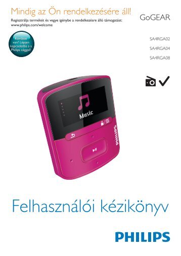 Philips GoGEAR MP3 player - User manual - HUN