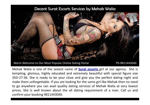 Decent Surat Escorts Services by Mehak Baliya