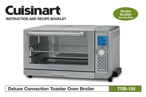 Cuisinart Deluxe Convection Toaster Oven Broiler -TOB-135 - MANUAL