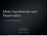 Milde Hypothermie nach Reanimation - Atmung/Beatmung Dirk ...