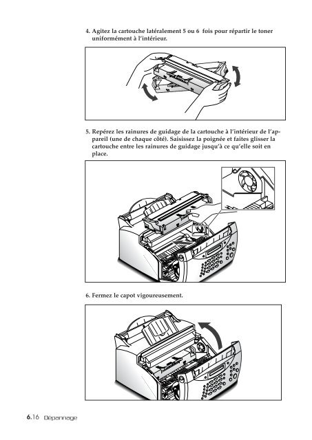 Samsung SF-515 (SF-515/XEF ) - Manuel de l'utilisateur 6.67 MB, pdf, Fran&ccedil;ais