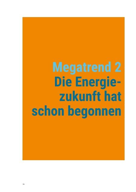 Megatrends der globalen Energiewende