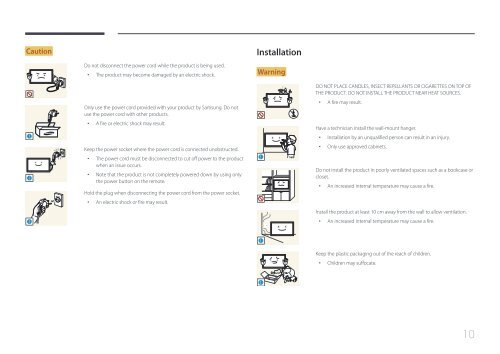 Samsung Moniteur 32&quot; - 400cd/m&sup2; - DM32E (LH32DMEPLGC/EN ) - Manuel de l'utilisateur 5.03 MB, pdf, Anglais