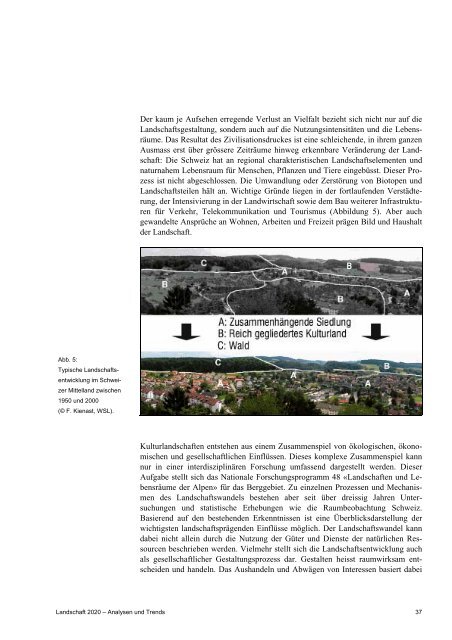 Landschaft 2020 â€“ Analysen und Trends - Schweizer ...