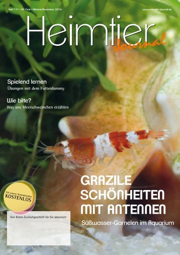 Heimtier Journal Oktober/November 2016