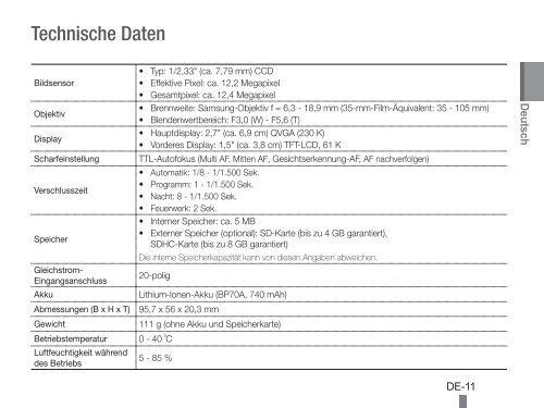 Samsung PL101 (EC-PL101ZBDSE1 ) - Guide rapide 15.75 MB, pdf, Anglais, BULGARE, CROATE, TCH&Egrave;QUE, Fran&ccedil;ais, ALLEMAND, Grec, HONGROIS, Italien, POLONAIS, Roumain, SERBE, SLOVAQUE, SLOV&Egrave;NE