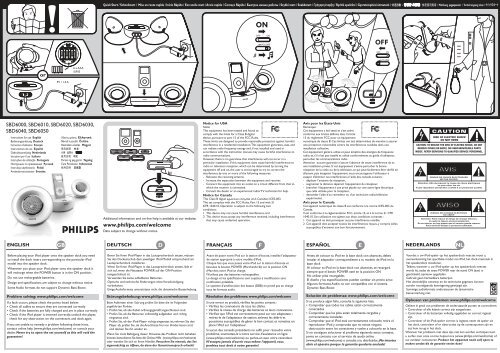 Philips Speaker Dock - User manual - SWE