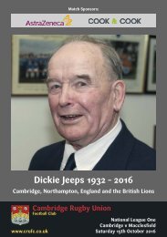 Dickie Jeeps 1932 – 2016