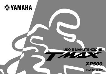 Yamaha TMAX - 2001 - Manuale d'Istruzioni Italiano