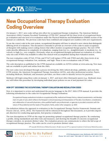 AOTA Evaluation Code Overview Article_October 2016