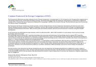 Common Framework for Europe Competence (CFEC) - Eurocid