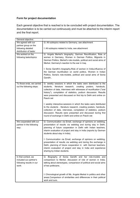 Merkblatt Abschlussbericht (ersetzt durch Formular ...