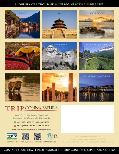 Trip Connoisseurs Brochure