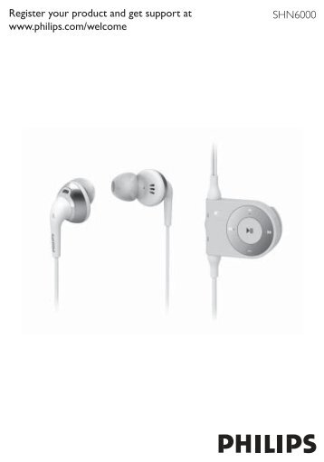 Philips Noise Canceling Headphone - User manual - SLK