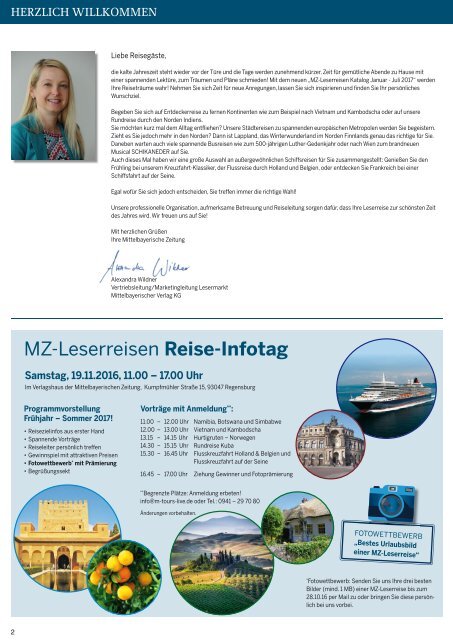 Mittelbayerische Leserreisen