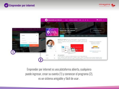 Emprender por internet. 