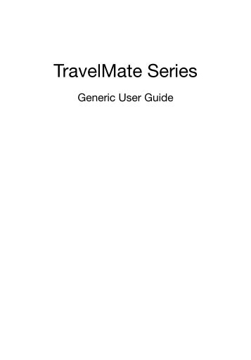 Acer TravelMate P245-MG - User Manual