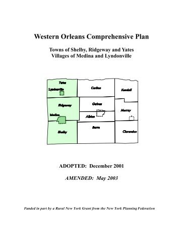 Western Orleans Comprehensive Plan