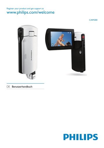 Philips HD camcorder - User manual - DEU