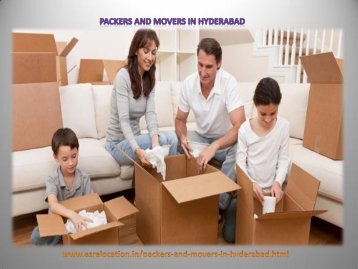 Smooth Shifting Via Packers and Movers Hyderabad