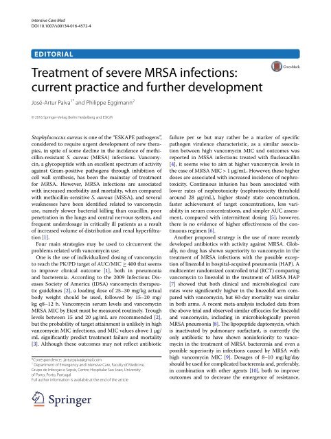 Darf Ich Mit Mrsa Arbeiten Gehen MRSA Behandlung