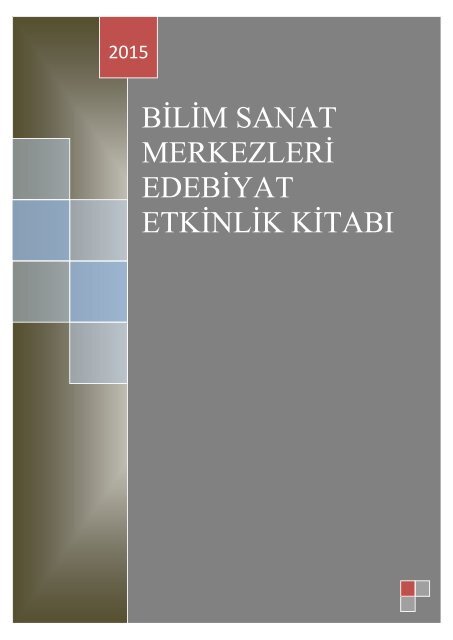 EDEBİYAT ETKİNLİK KİTABI