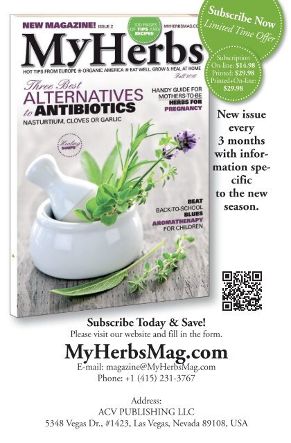 My Herbs Magazine 2 - sample