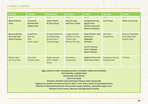 Dunblane New Golf Club Catering Proposal